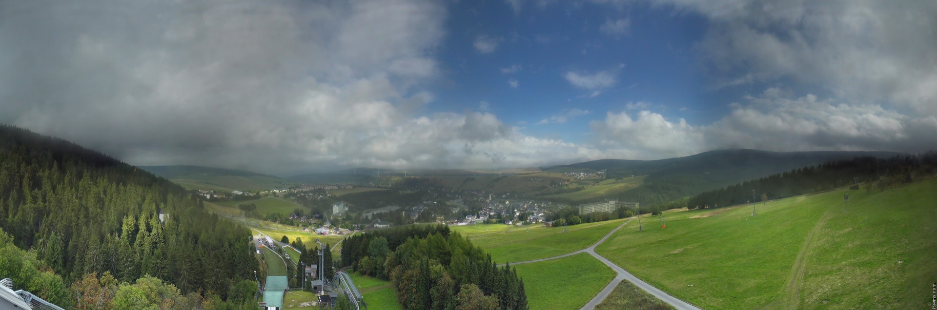 Archived image Webcam Fichtelberg mountain