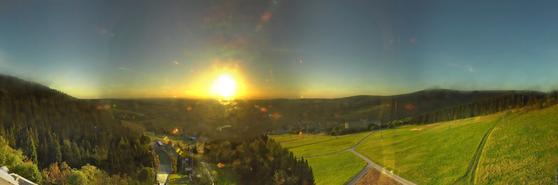 Archiv Foto Webcam Oberwiesenthal - Ausblick vom Fichtelberg