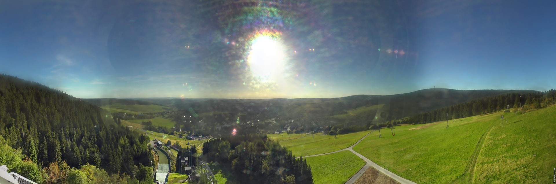 Archiv Foto Webcam Oberwiesenthal - Ausblick vom Fichtelberg