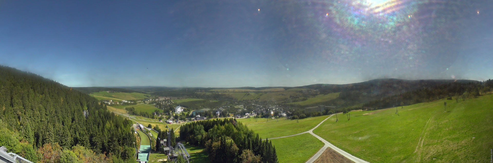 Archiv Foto Webcam Oberwiesenthal - Ausblick vom Fichtelberg