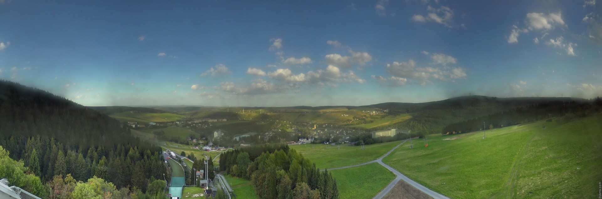 Archiv Foto Webcam Oberwiesenthal - Ausblick vom Fichtelberg
