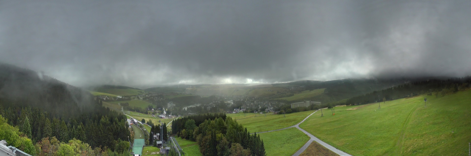 Archiv Foto Webcam Oberwiesenthal - Ausblick vom Fichtelberg