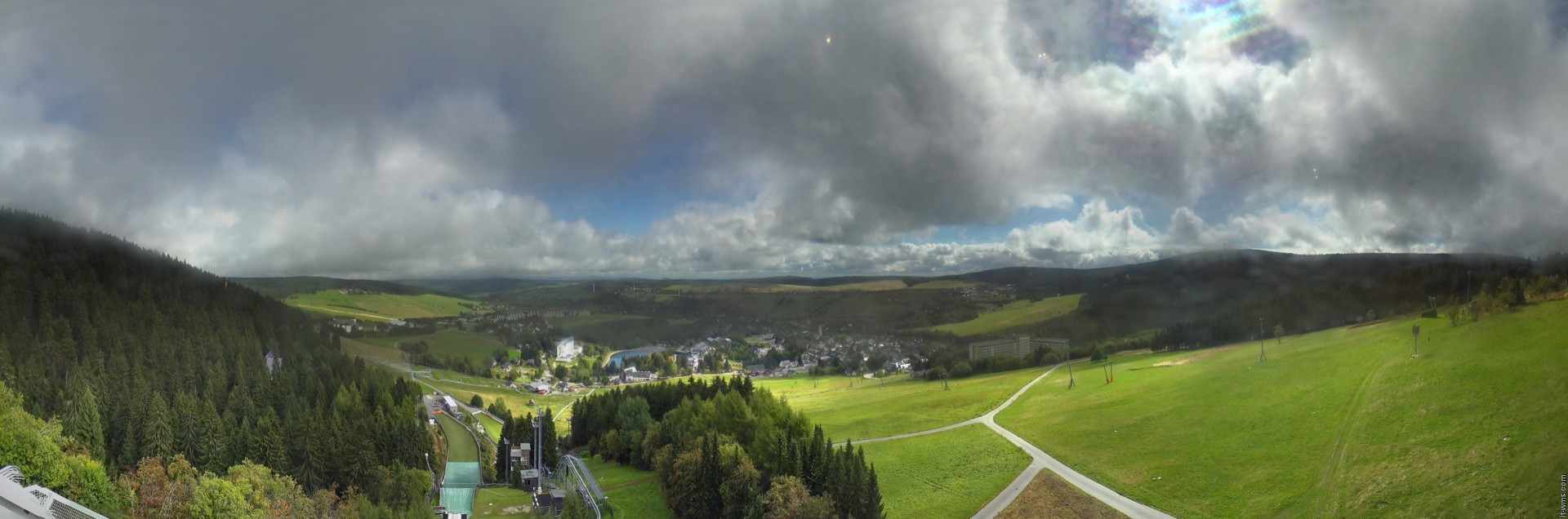 Archiv Foto Webcam Oberwiesenthal - Ausblick vom Fichtelberg