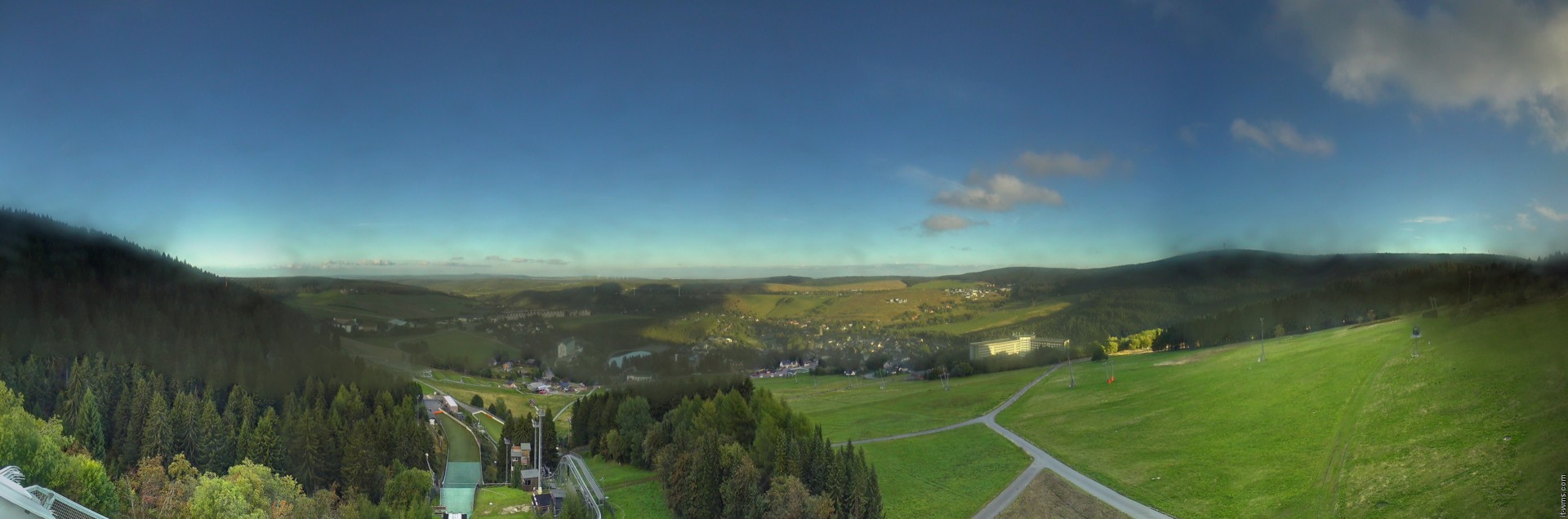 Archiv Foto Webcam Oberwiesenthal - Ausblick vom Fichtelberg
