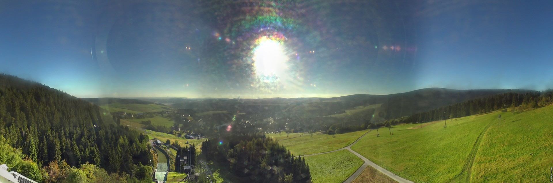 Archiv Foto Webcam Oberwiesenthal - Ausblick vom Fichtelberg