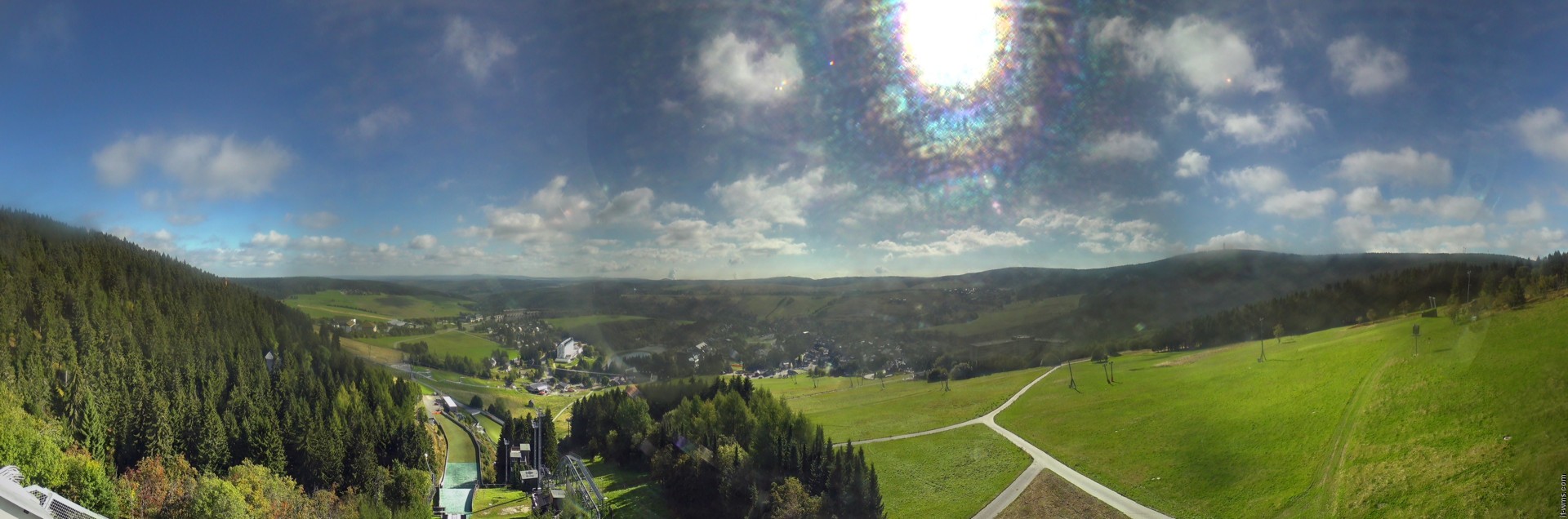Archiv Foto Webcam Oberwiesenthal - Ausblick vom Fichtelberg