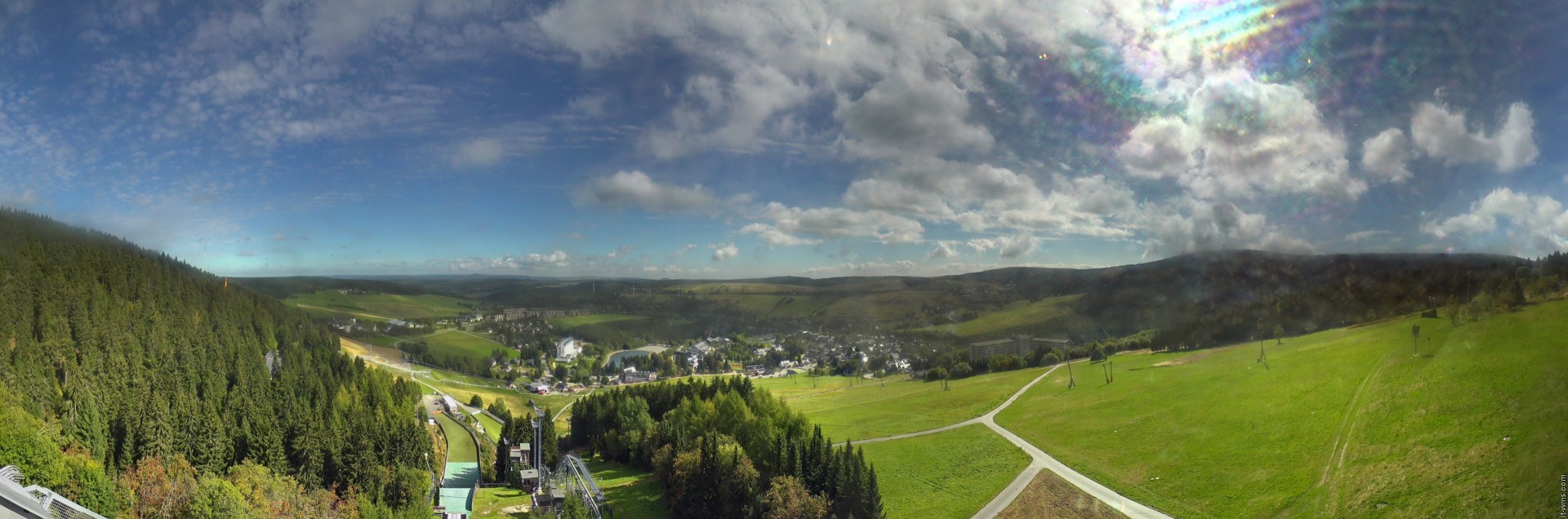 Archiv Foto Webcam Oberwiesenthal - Ausblick vom Fichtelberg