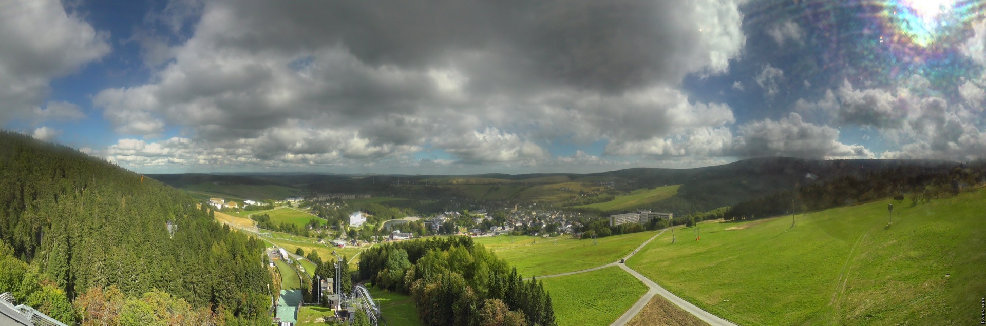 Archiv Foto Webcam Oberwiesenthal - Ausblick vom Fichtelberg