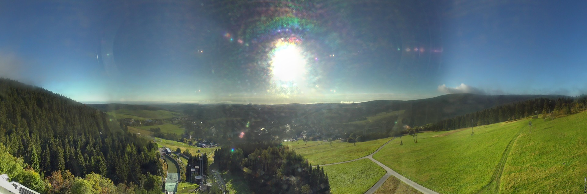 Archiv Foto Webcam Oberwiesenthal - Ausblick vom Fichtelberg