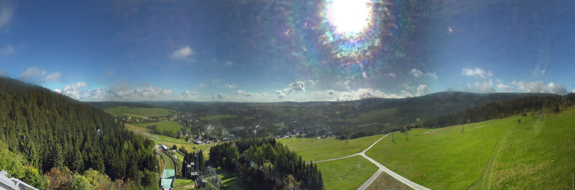 Archiv Foto Webcam Oberwiesenthal - Ausblick vom Fichtelberg