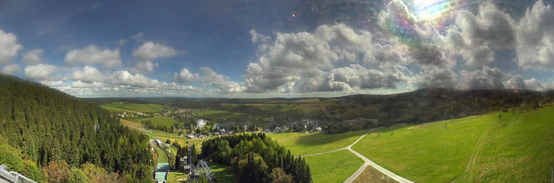 Archiv Foto Webcam Oberwiesenthal - Ausblick vom Fichtelberg