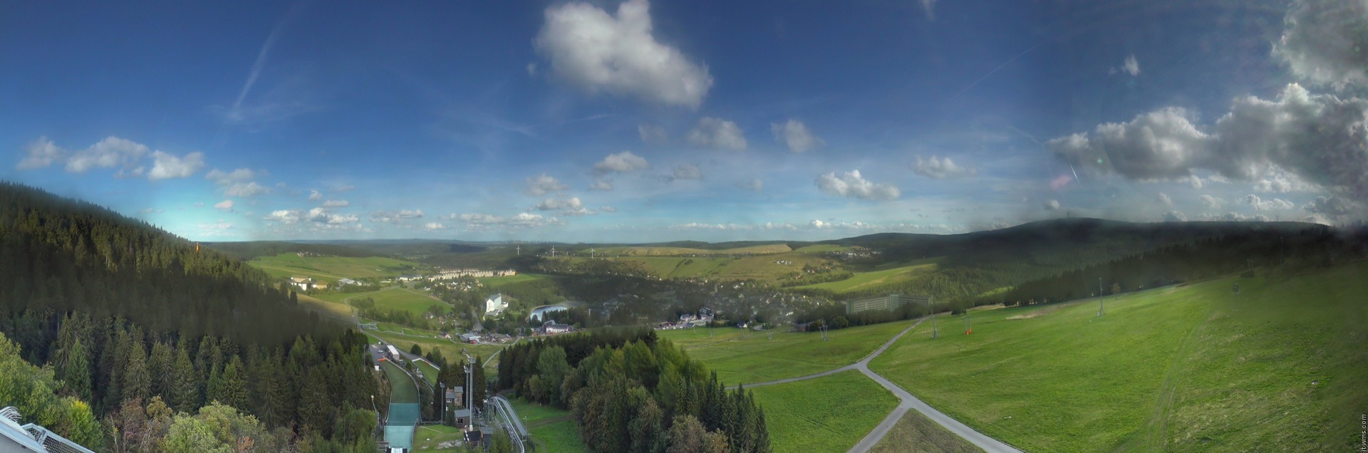 Archiv Foto Webcam Oberwiesenthal - Ausblick vom Fichtelberg