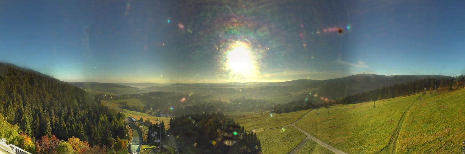 Archiv Foto Webcam Oberwiesenthal - Ausblick vom Fichtelberg