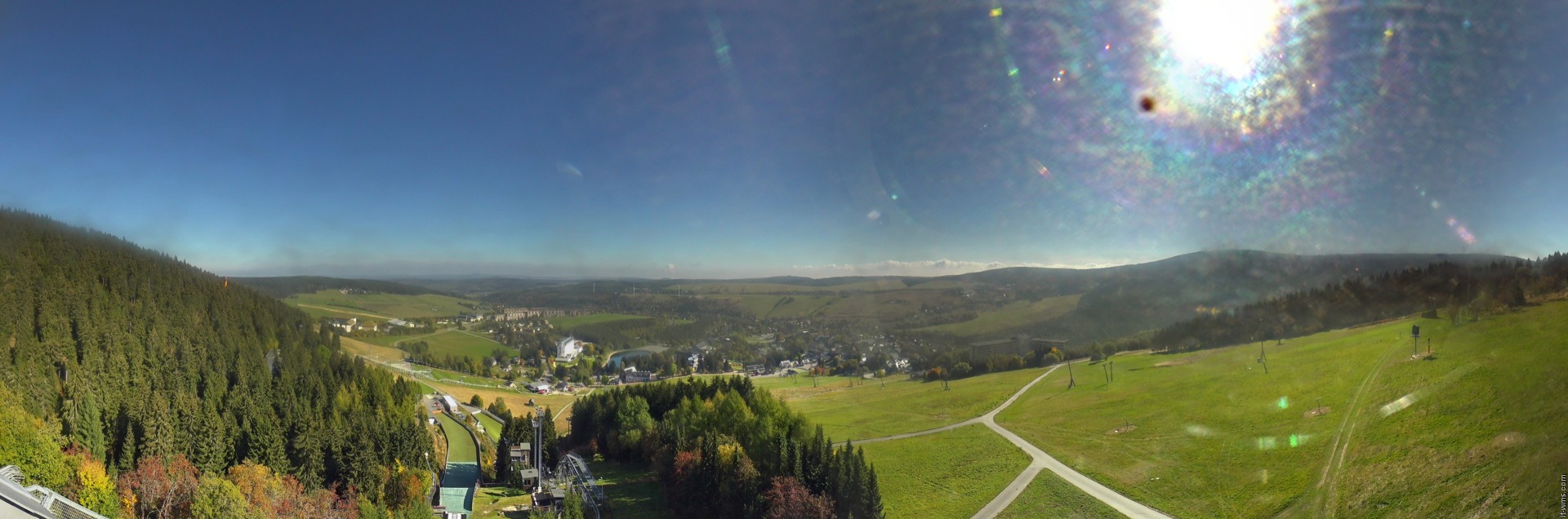 Archiv Foto Webcam Oberwiesenthal - Ausblick vom Fichtelberg