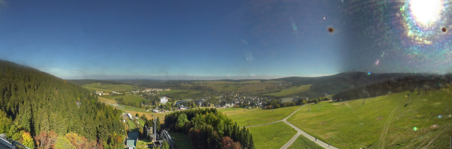 Archiv Foto Webcam Oberwiesenthal - Ausblick vom Fichtelberg