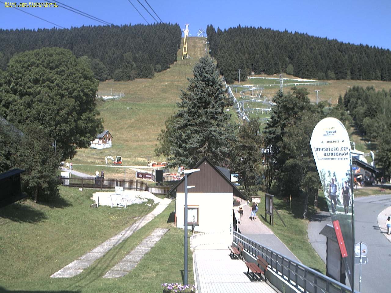 Archived image Webcam Valley station at Oberwiesenthal