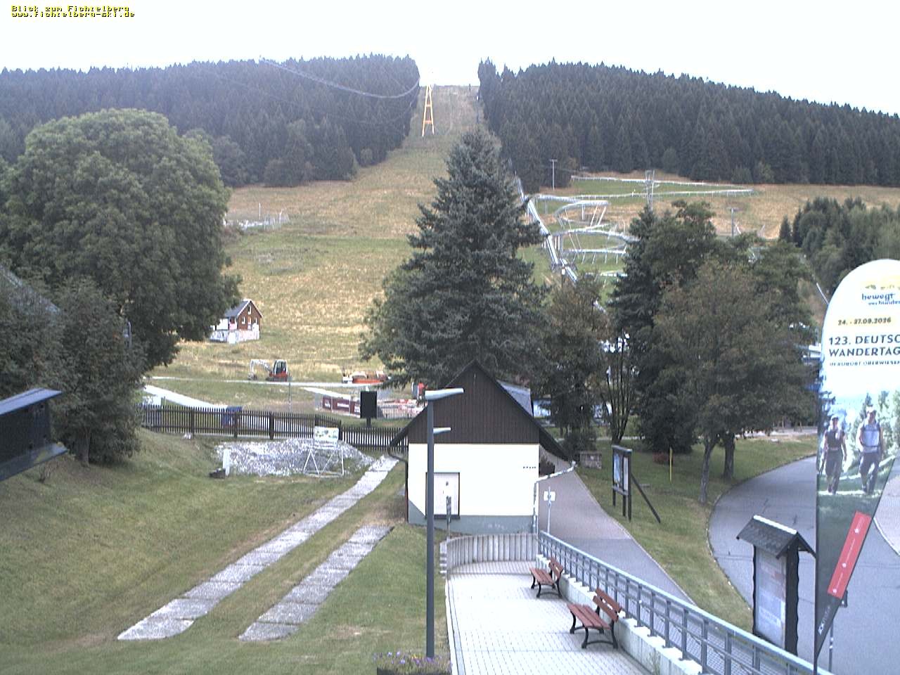Archived image Webcam Valley station at Oberwiesenthal