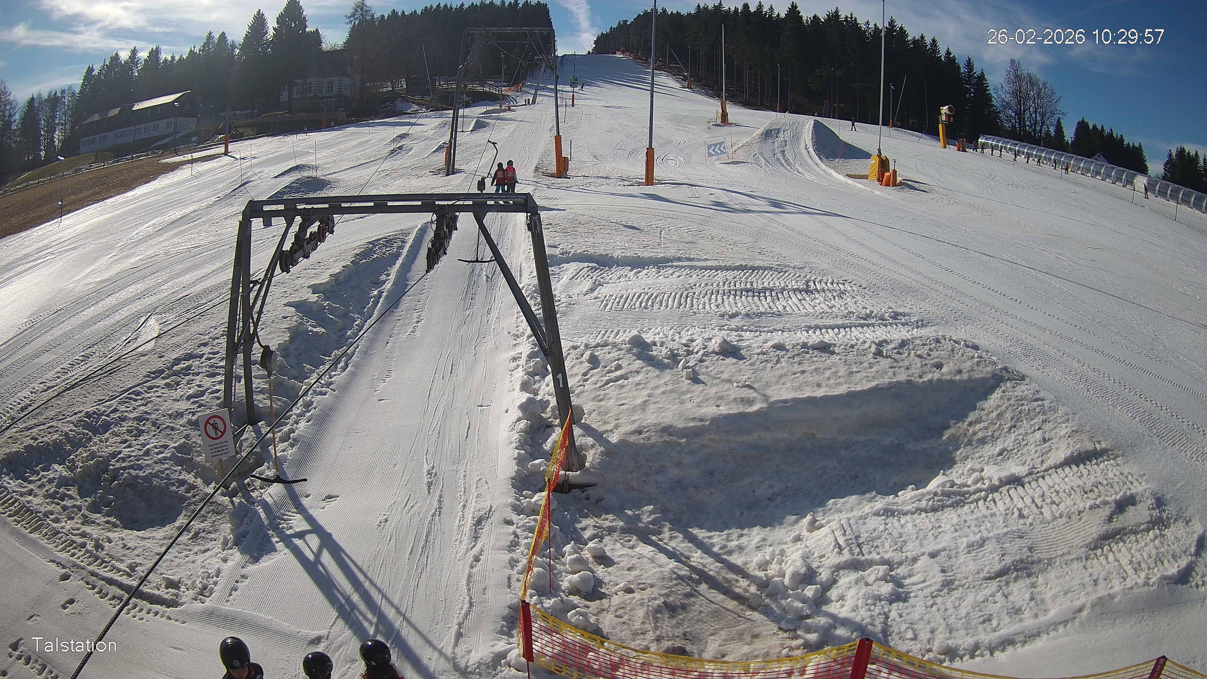 Archived image Webcam Ski resort Altenberg