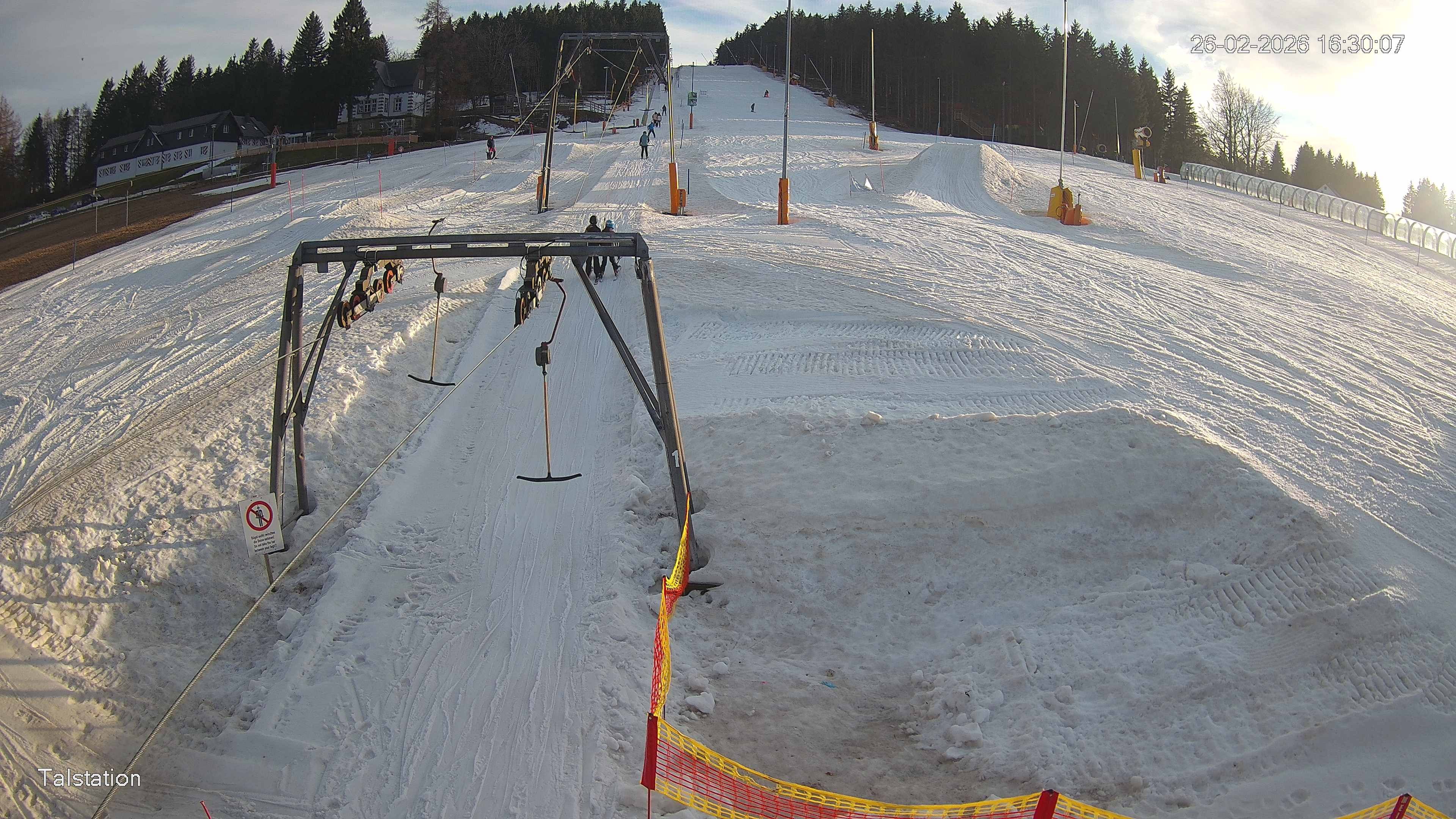 Archived image Webcam Ski resort Altenberg