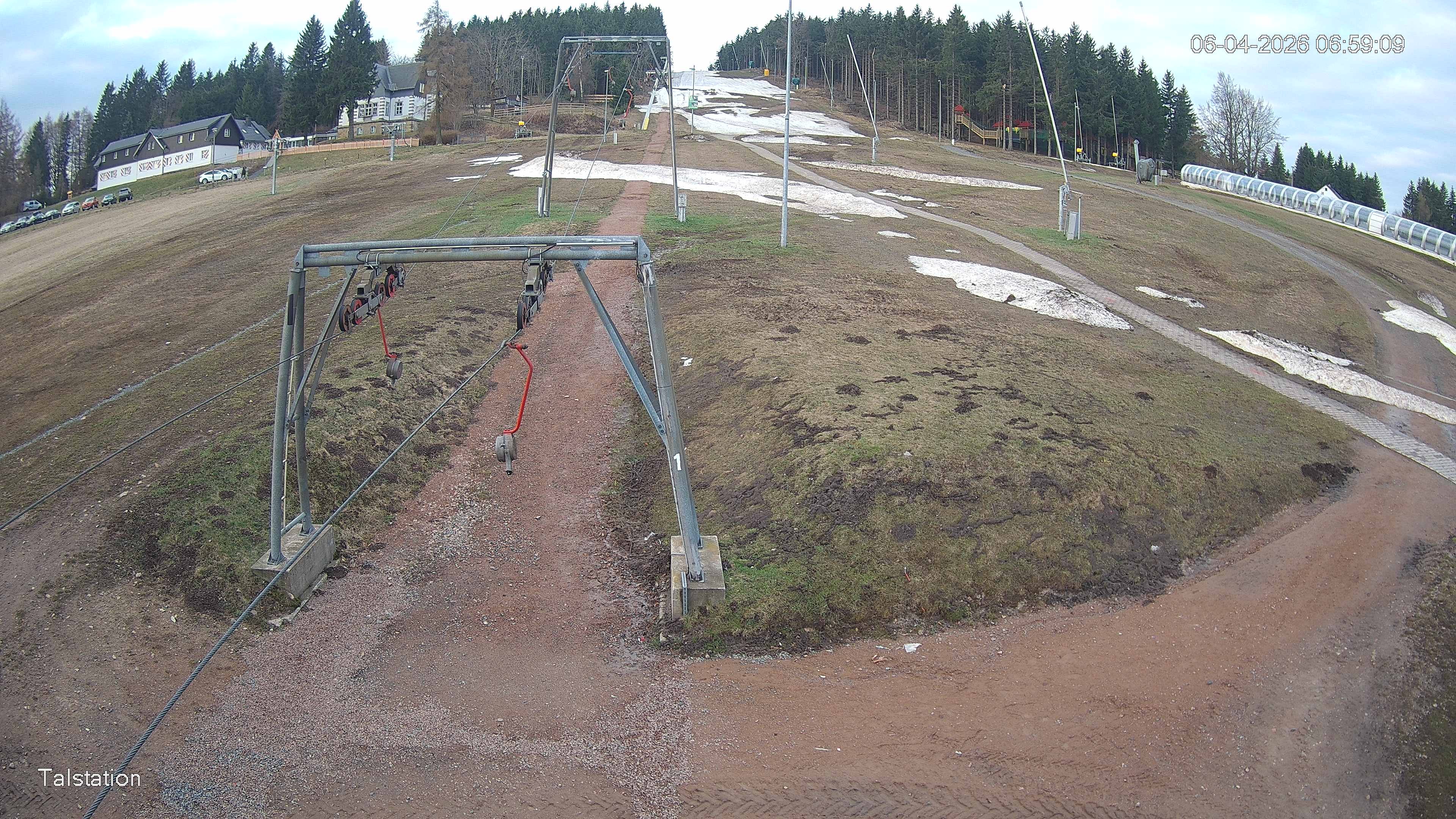 Archived image Webcam Ski resort Altenberg