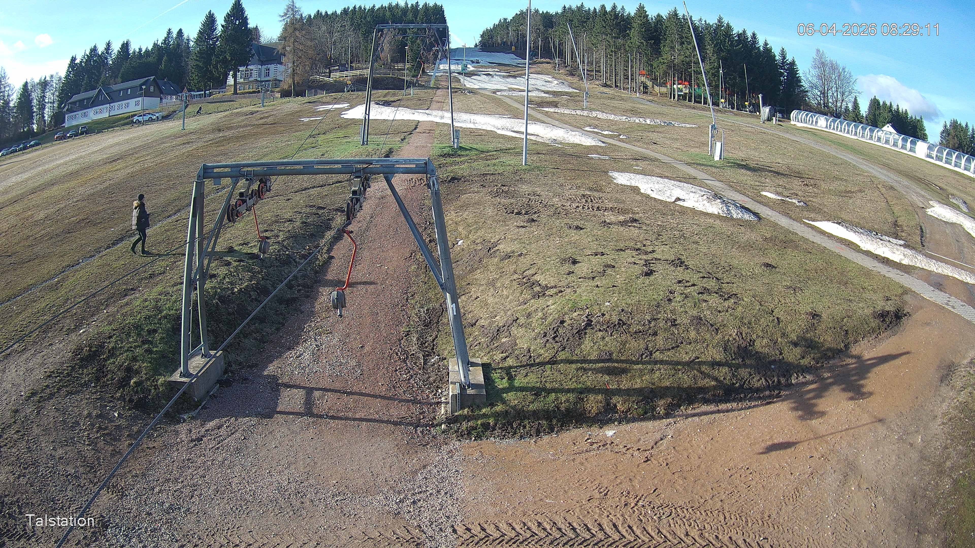 Archived image Webcam Ski resort Altenberg
