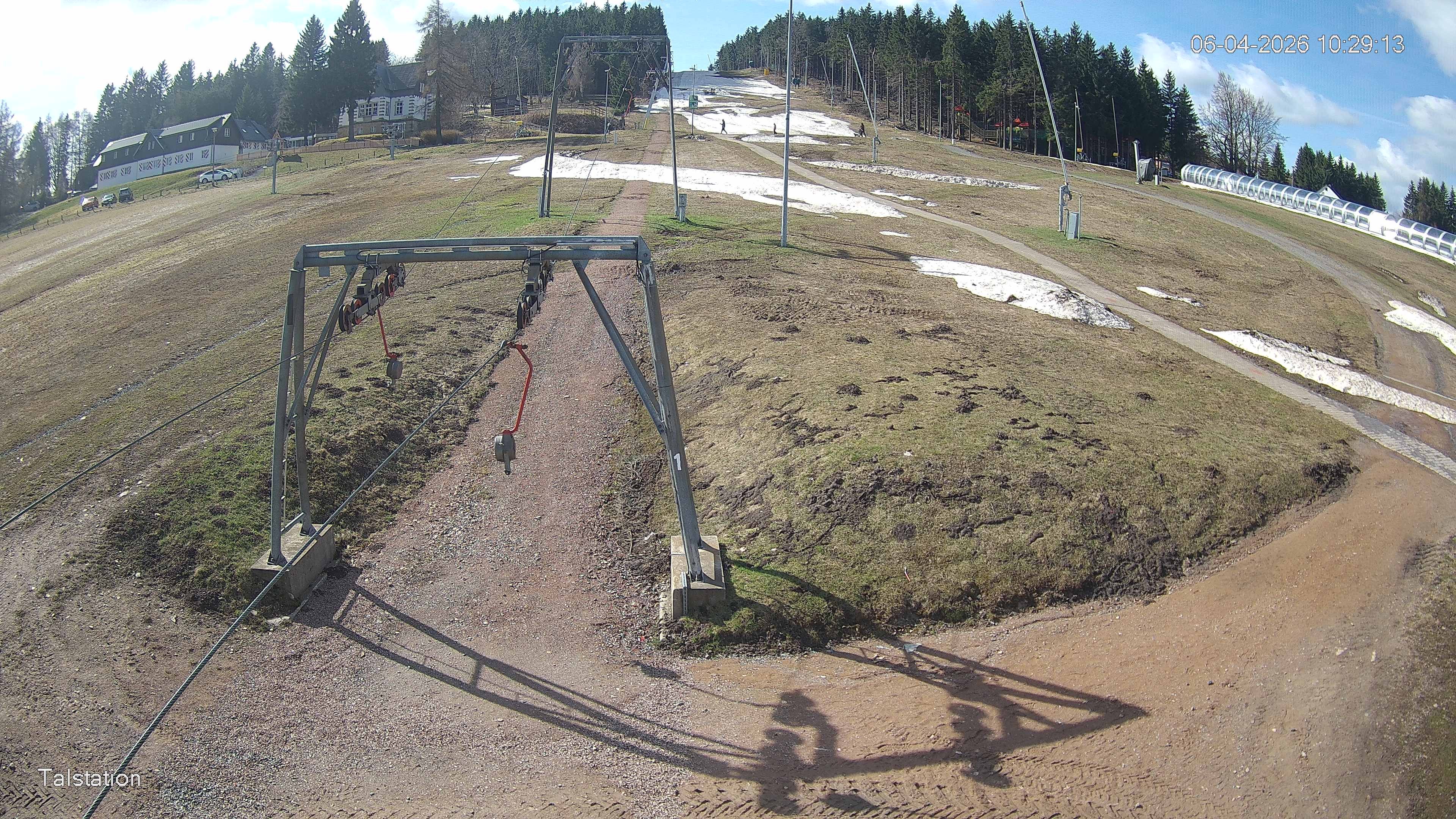 Archived image Webcam Ski resort Altenberg