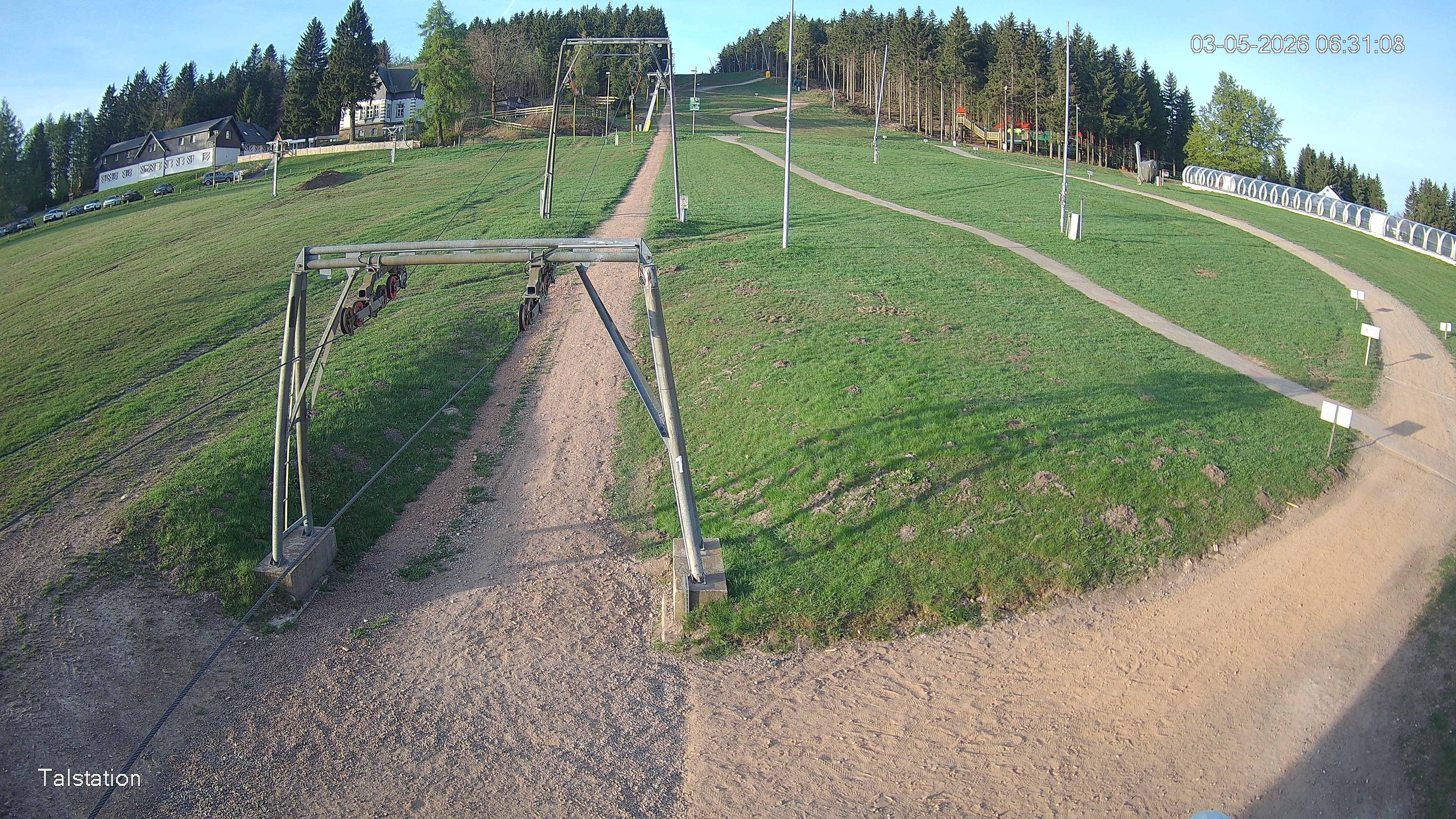 Archived image Webcam Ski resort Altenberg