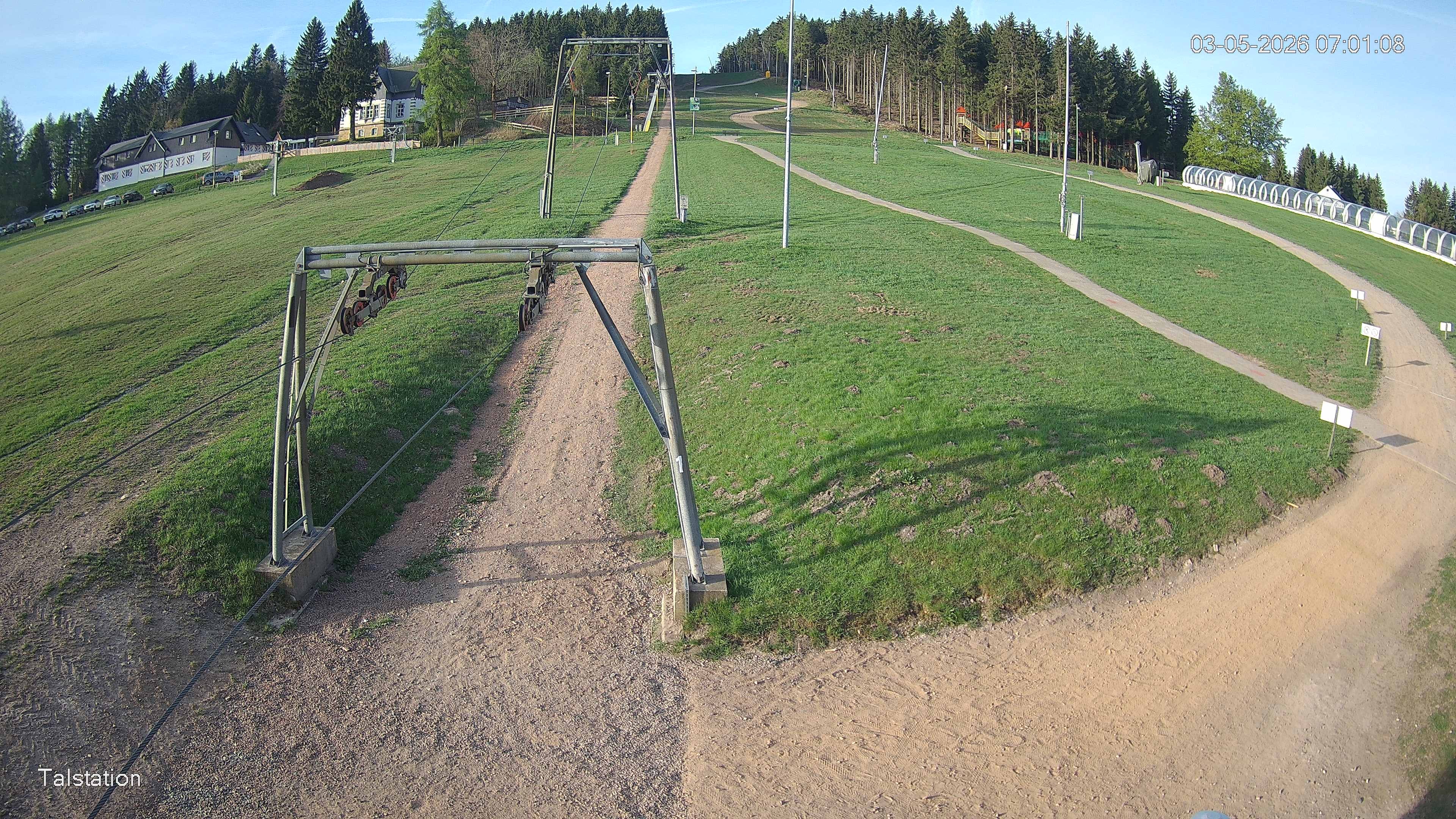 Archived image Webcam Ski resort Altenberg