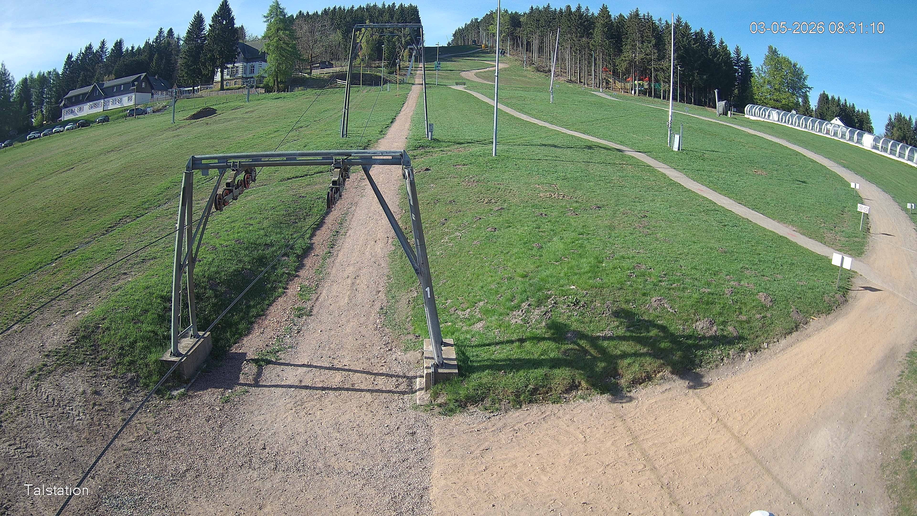 Archived image Webcam Ski resort Altenberg