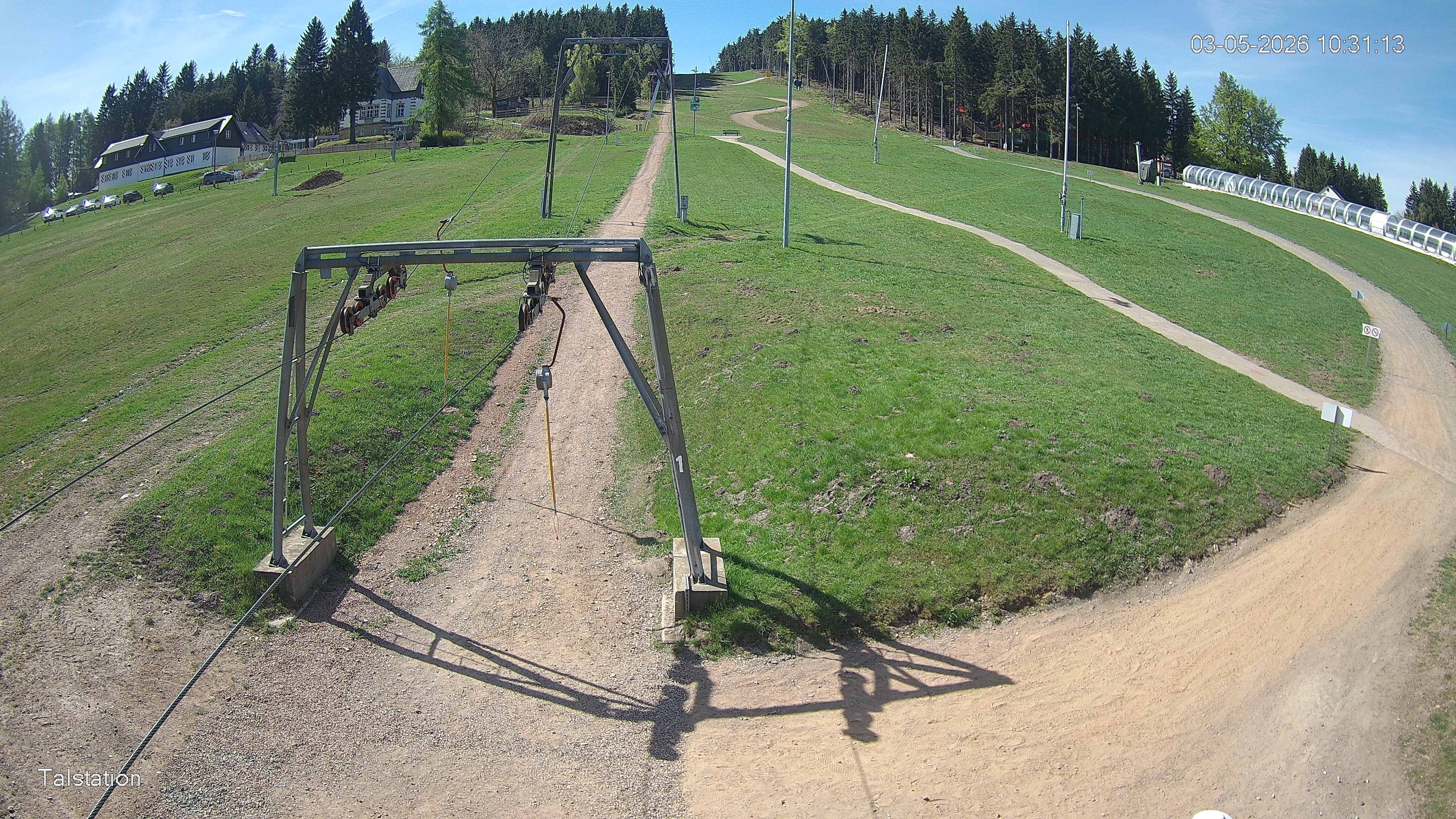 Archived image Webcam Ski resort Altenberg