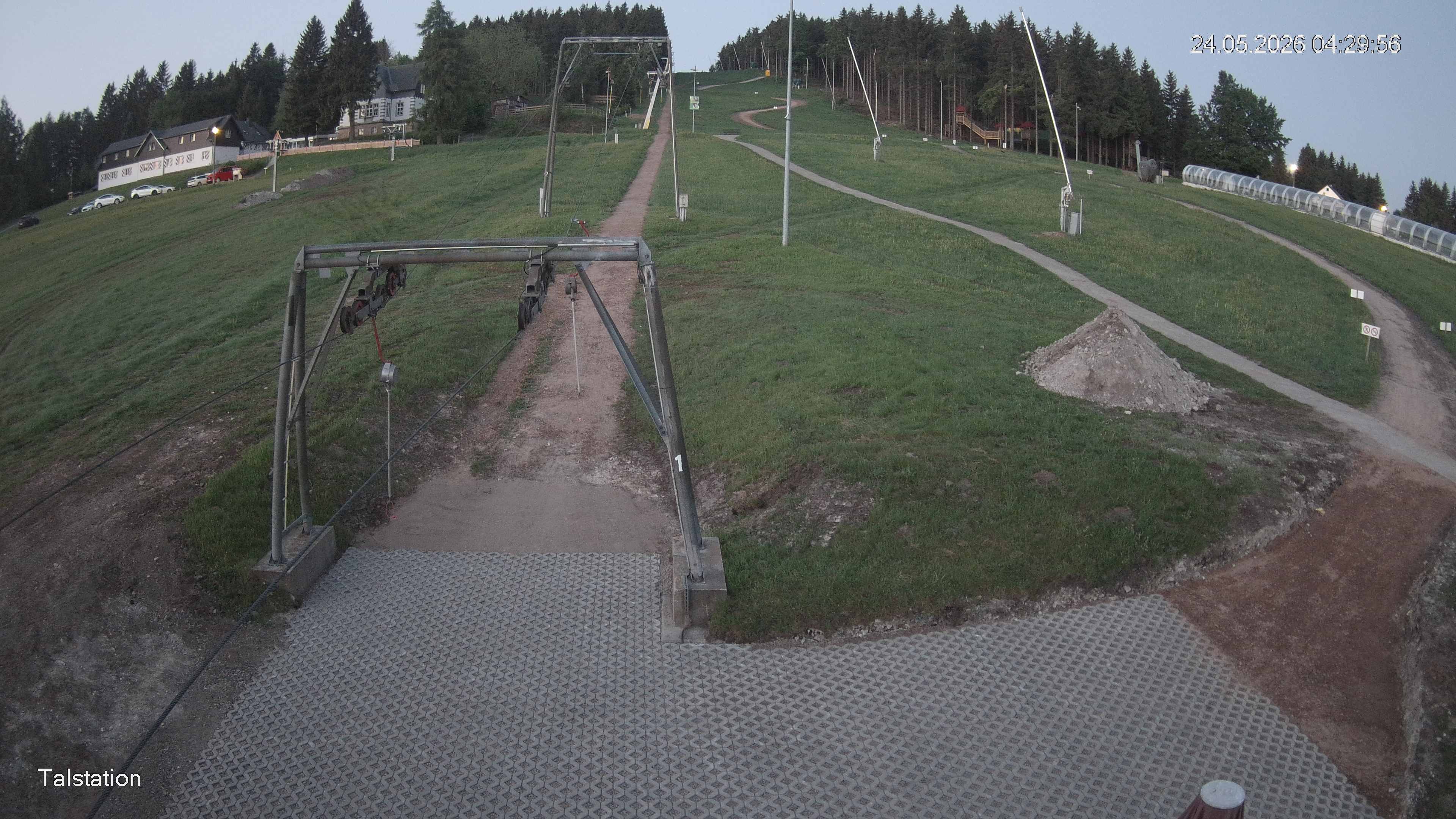 Archived image Webcam Ski resort Altenberg
