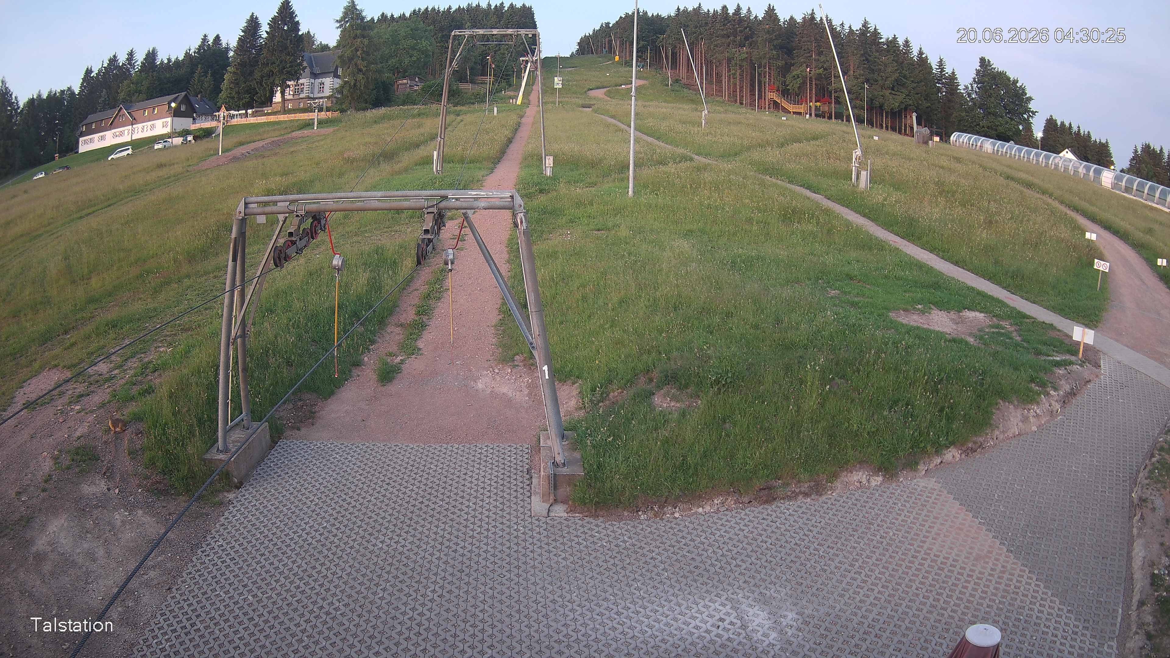 Archived image Webcam Ski resort Altenberg