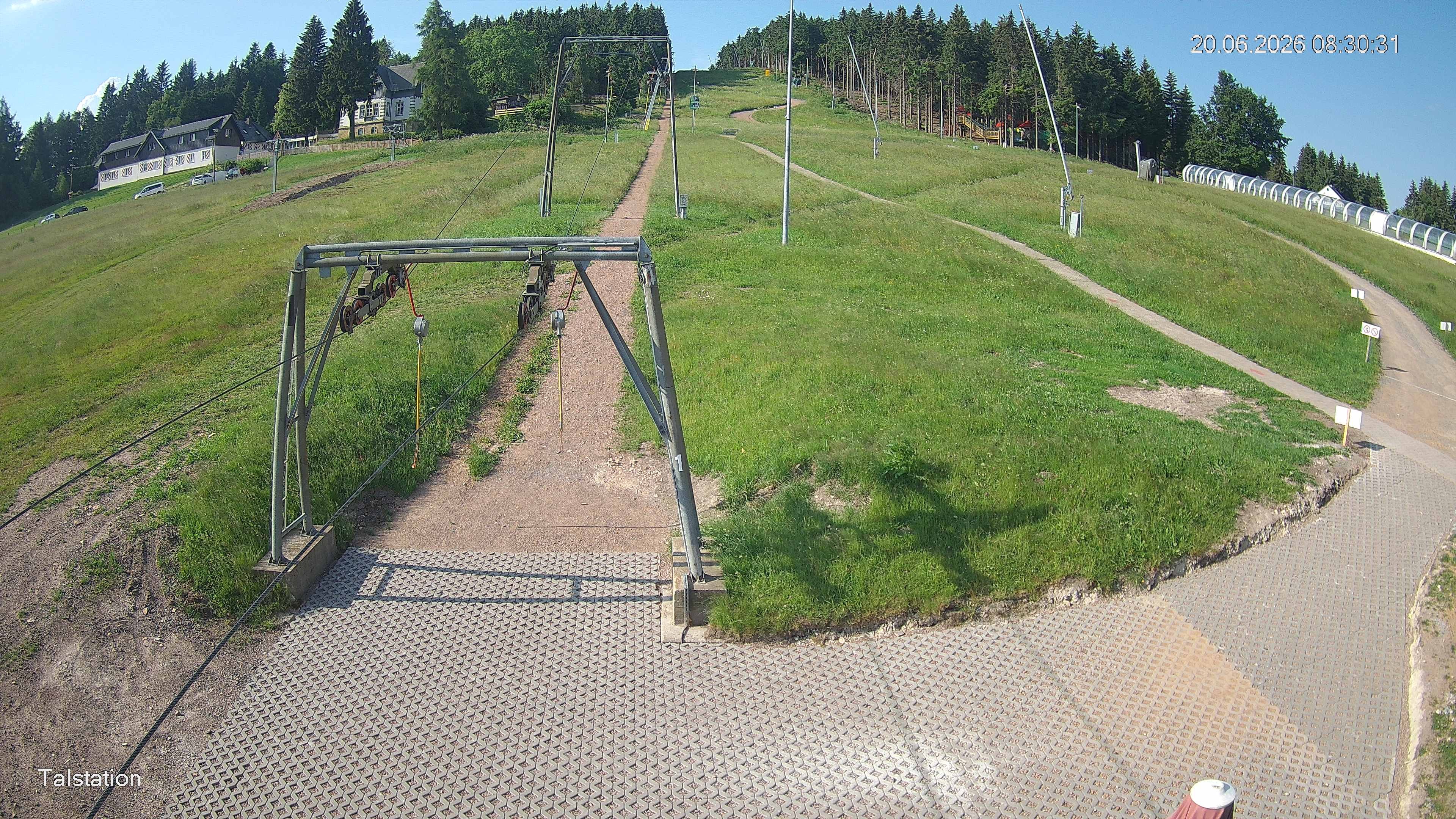 Archived image Webcam Ski resort Altenberg
