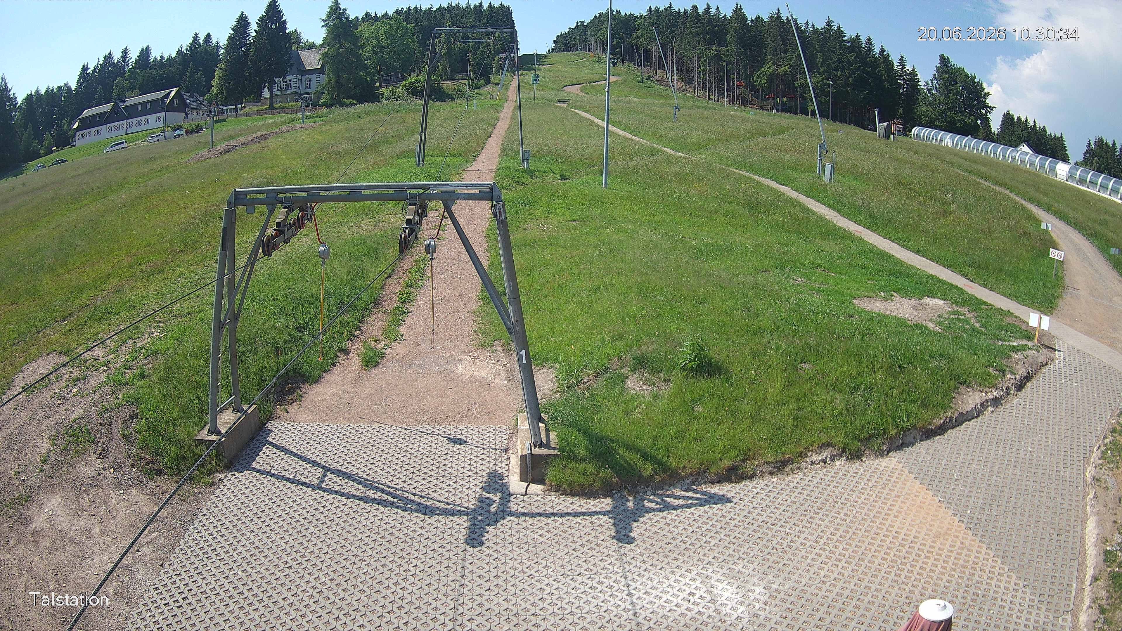 Archived image Webcam Ski resort Altenberg