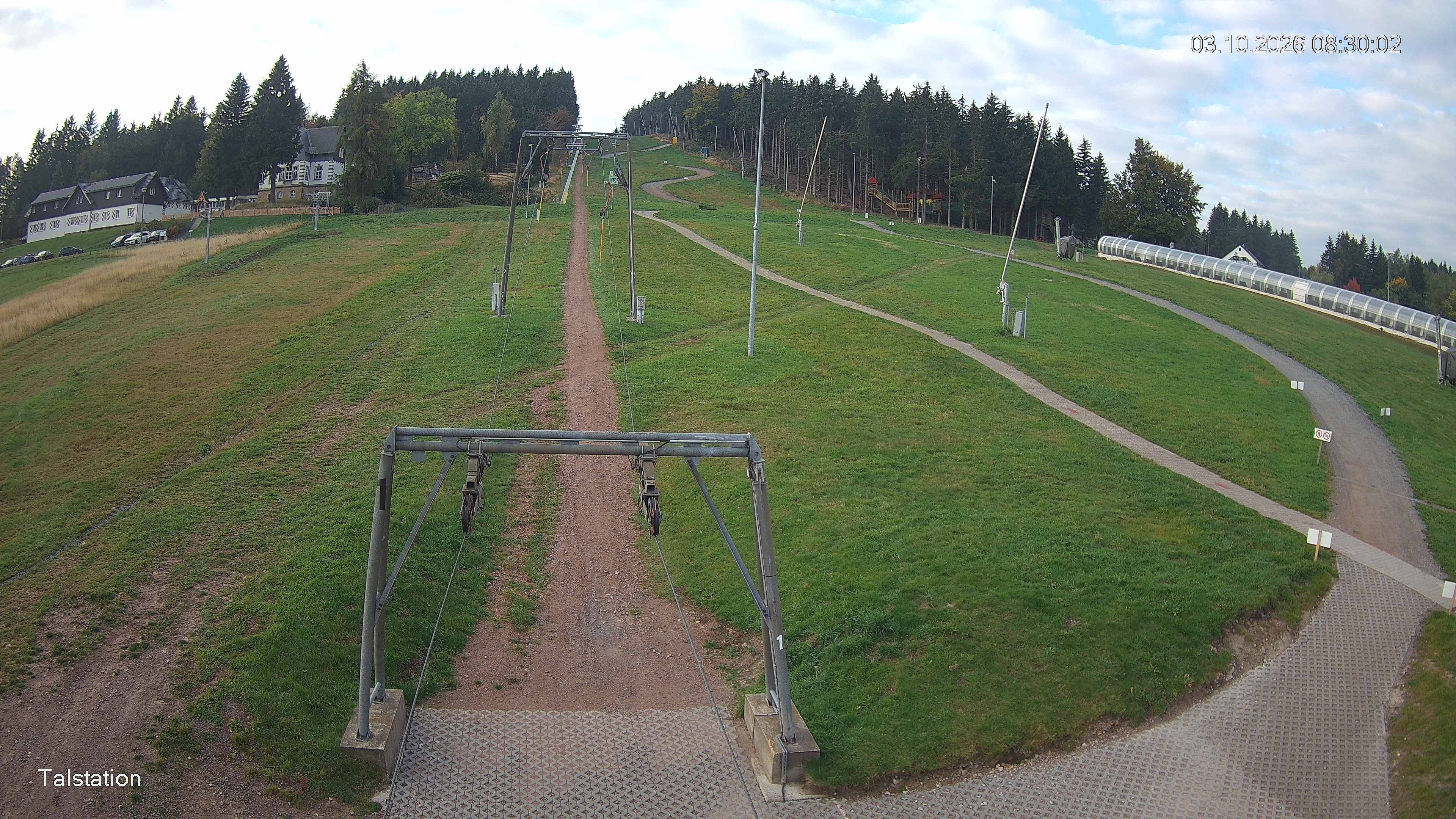 Archived image Webcam Ski resort Altenberg