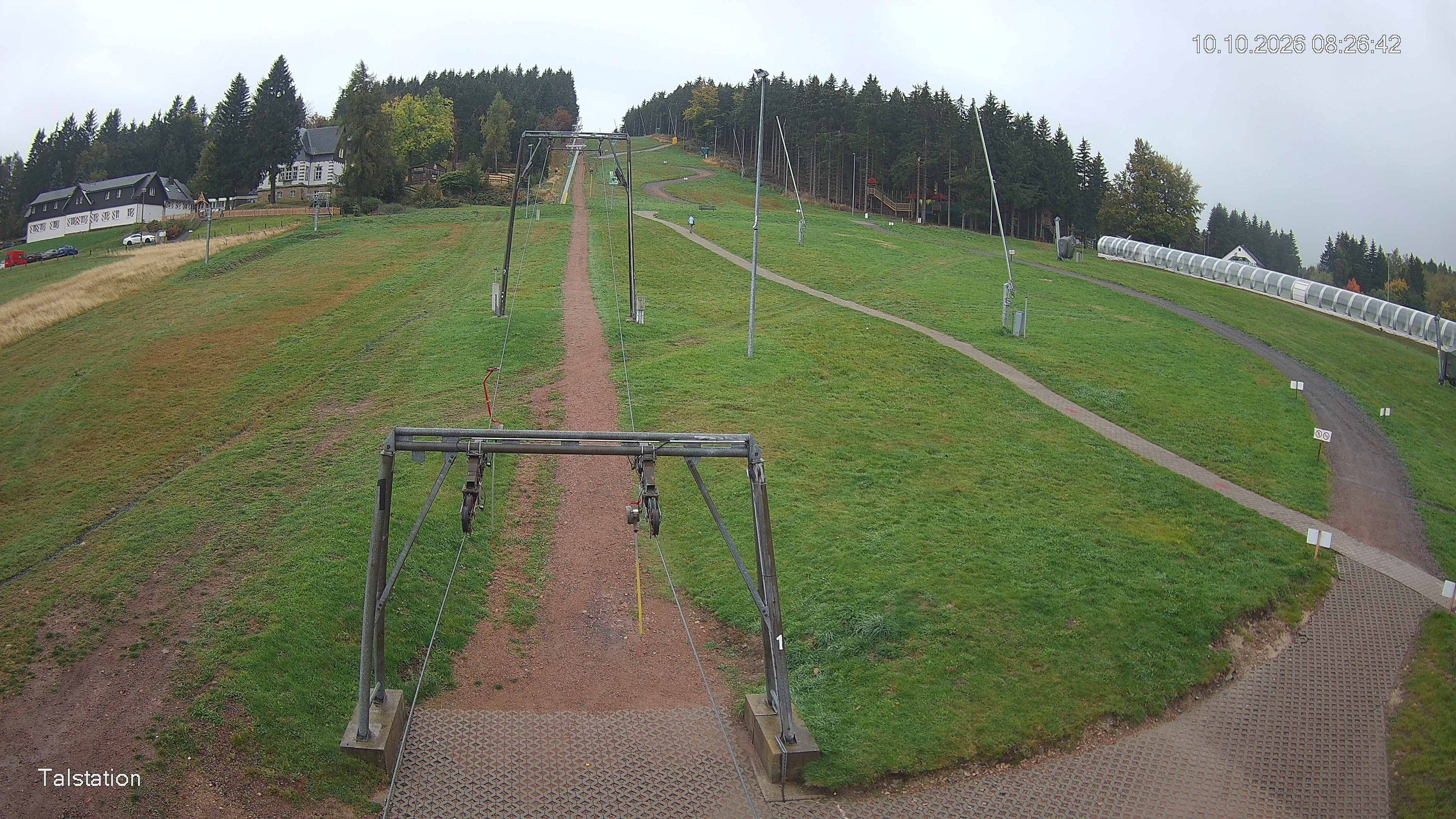 Archived image Webcam Ski resort Altenberg