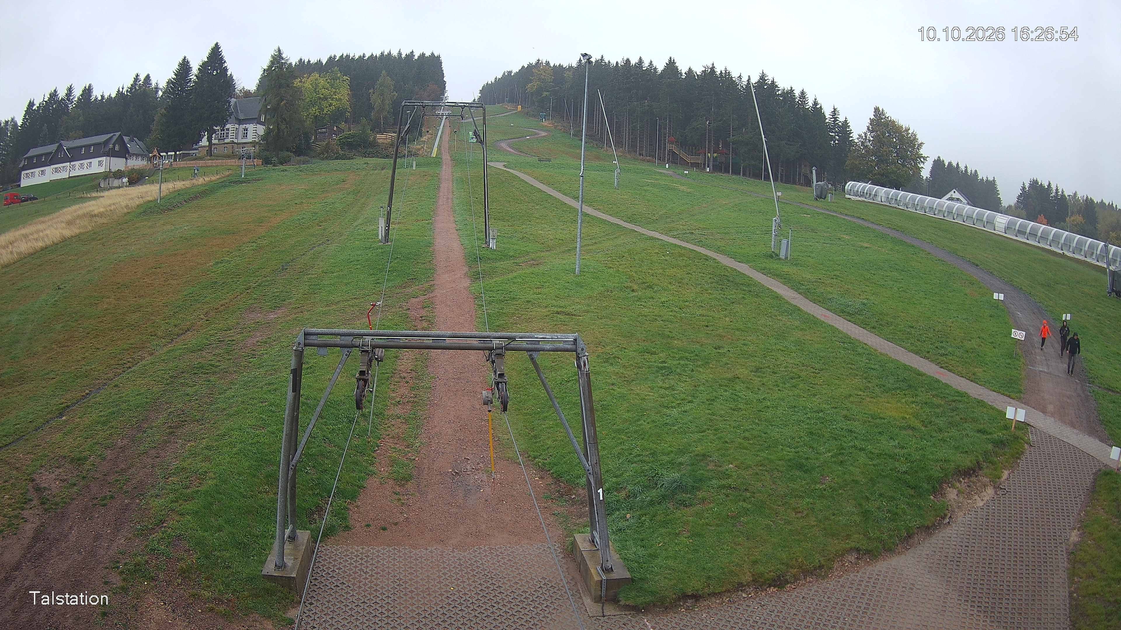 Archived image Webcam Ski resort Altenberg
