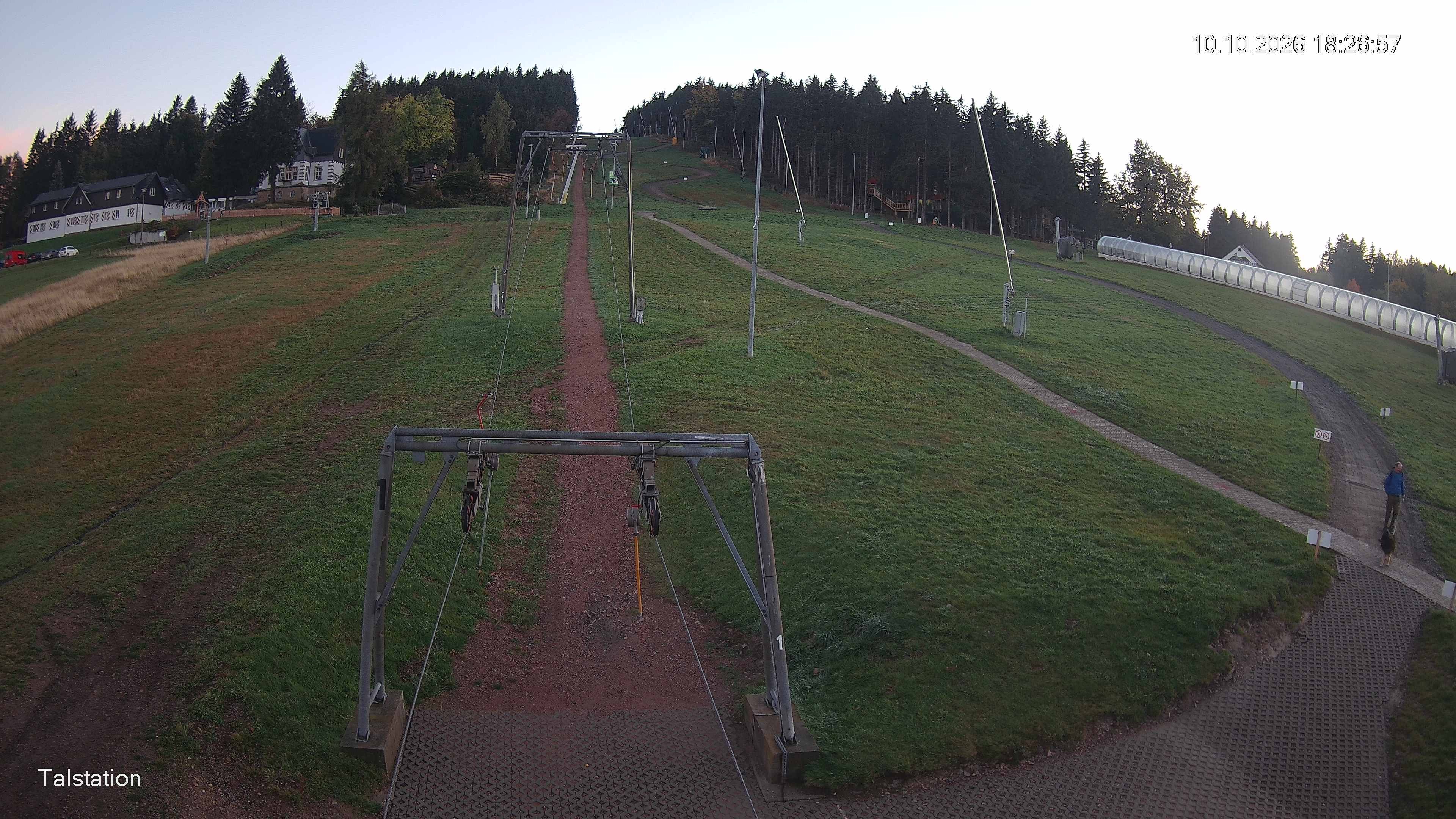 Archived image Webcam Ski resort Altenberg