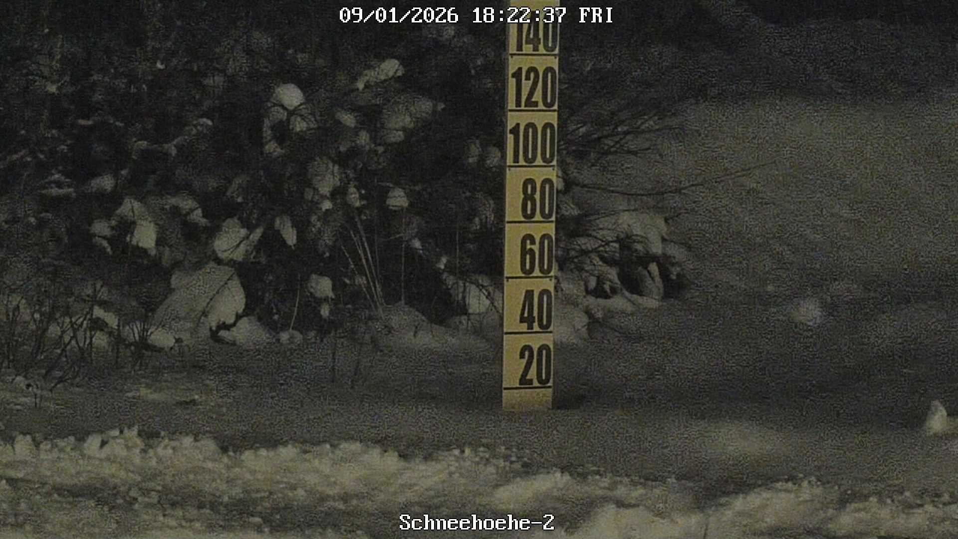 Archiv Foto Webcam Kurort Bärenfels - Schneemesser