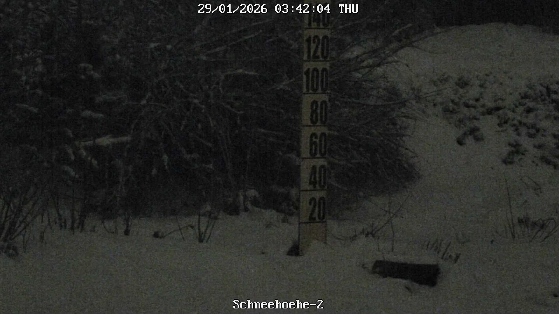Archiv Foto Webcam Kurort Bärenfels - Schneemesser
