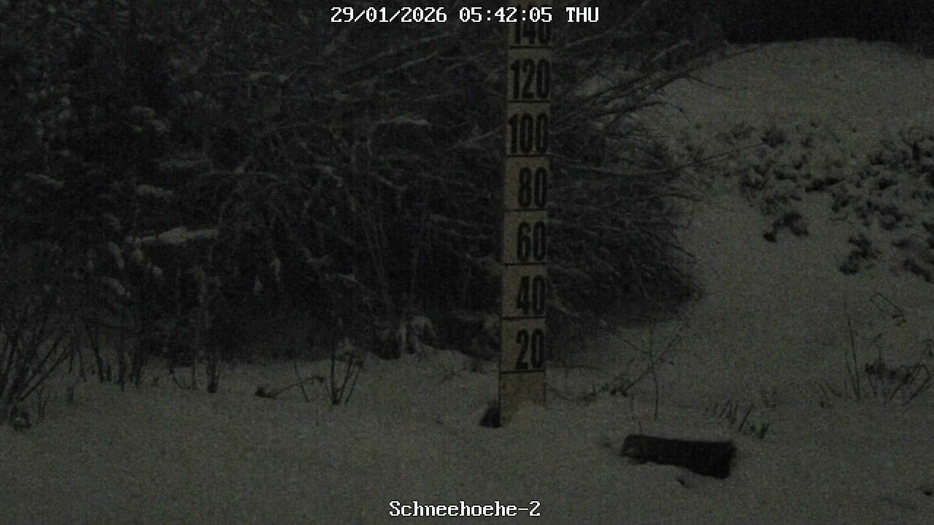 Archiv Foto Webcam Kurort Bärenfels - Schneemesser