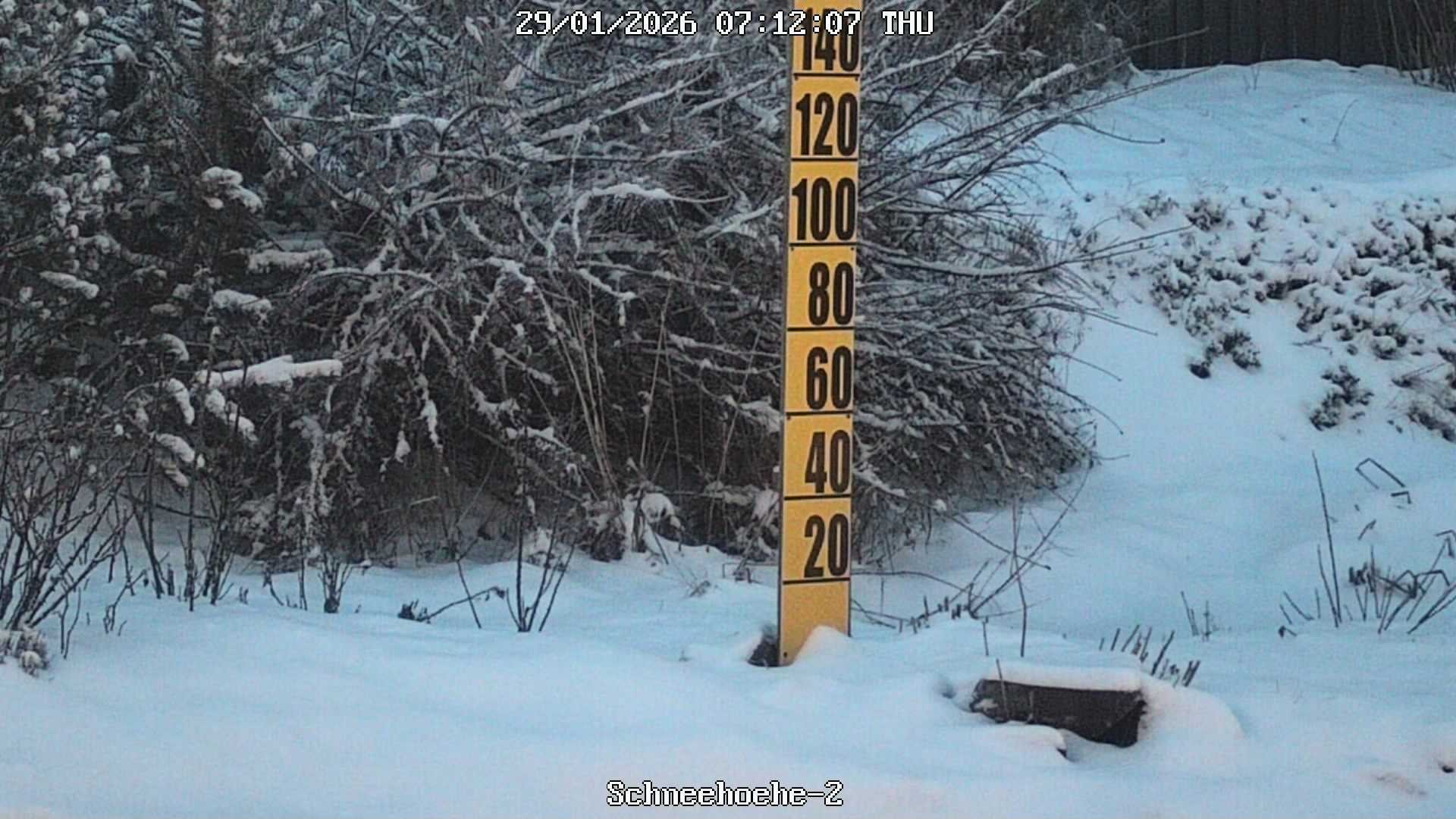 Archiv Foto Webcam Kurort Bärenfels - Schneemesser