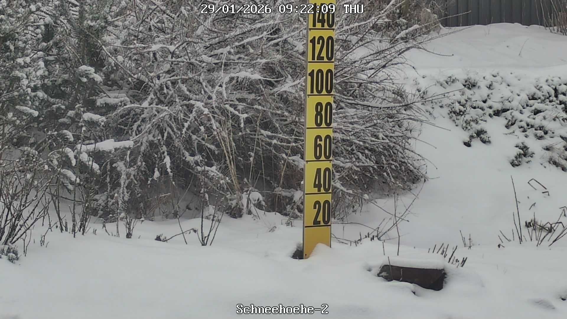 Archiv Foto Webcam Kurort Bärenfels - Schneemesser