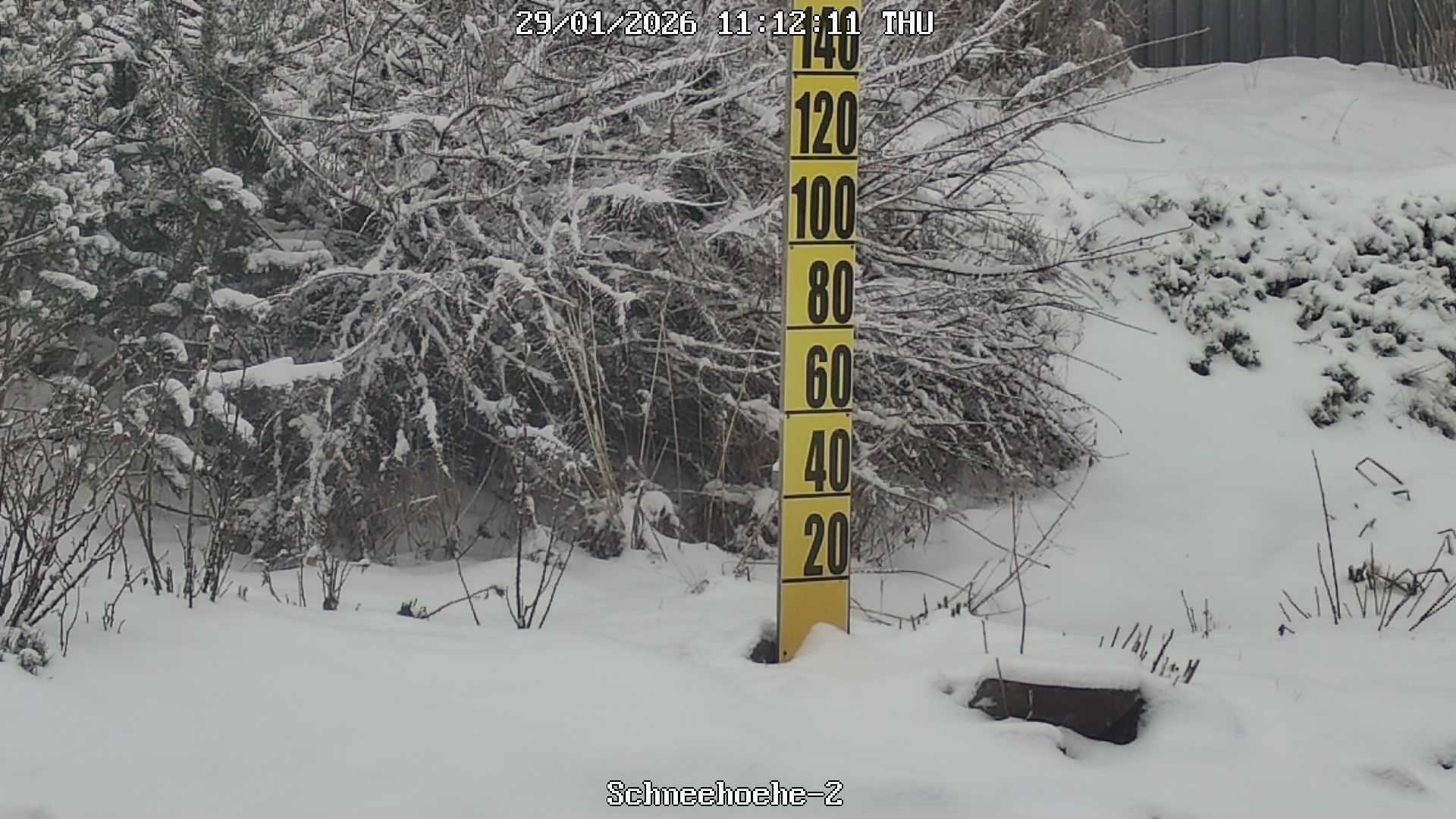 Archiv Foto Webcam Kurort Bärenfels - Schneemesser