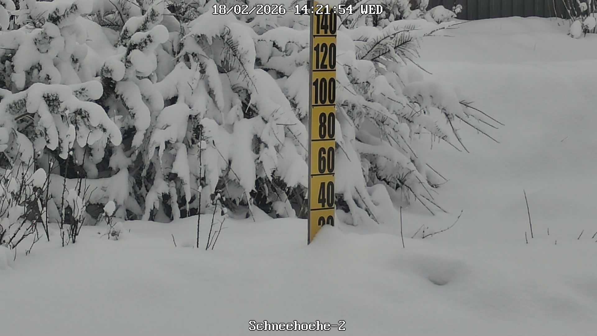 Archiv Foto Webcam Kurort Bärenfels - Schneemesser