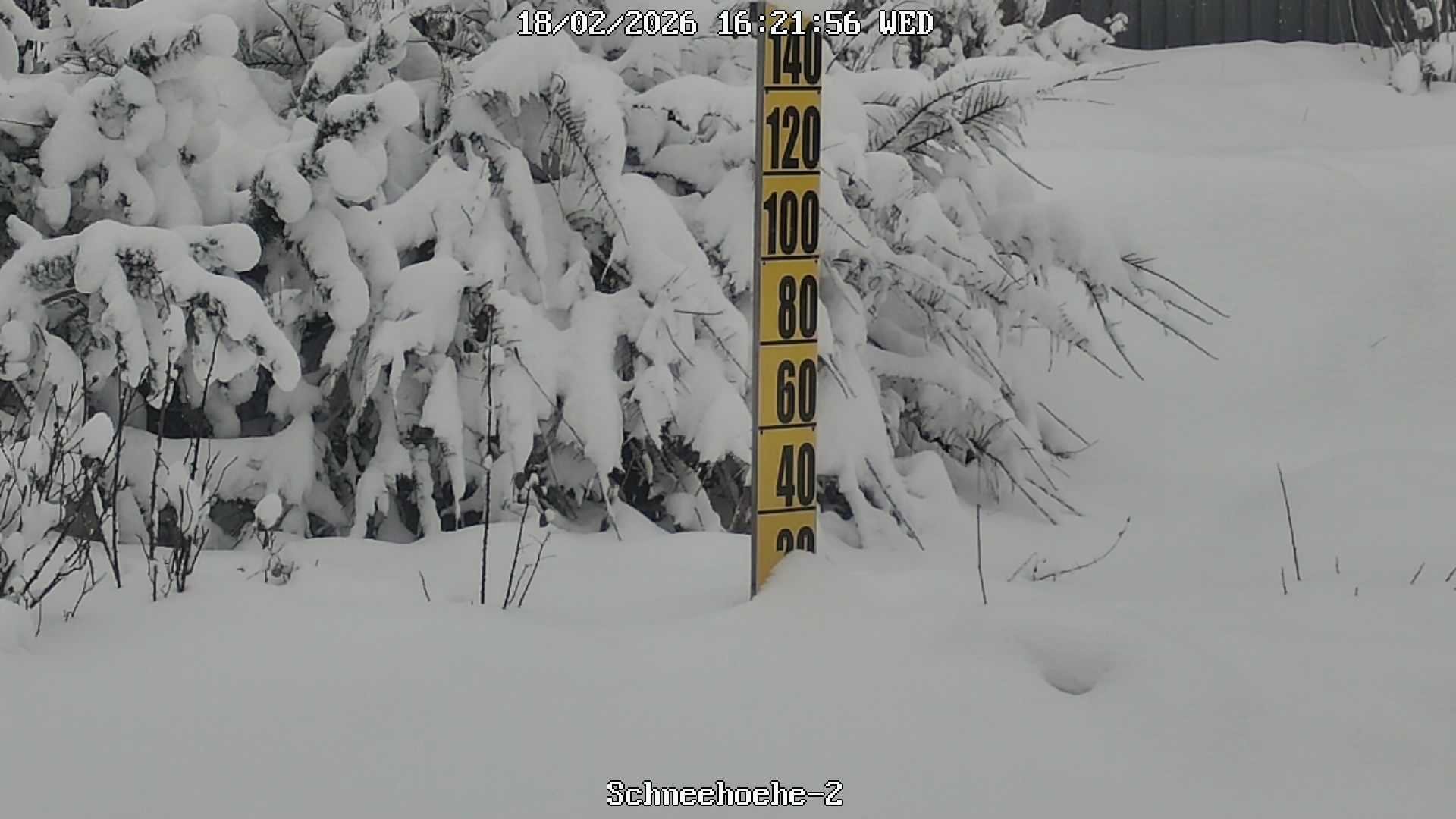 Archiv Foto Webcam Kurort Bärenfels - Schneemesser