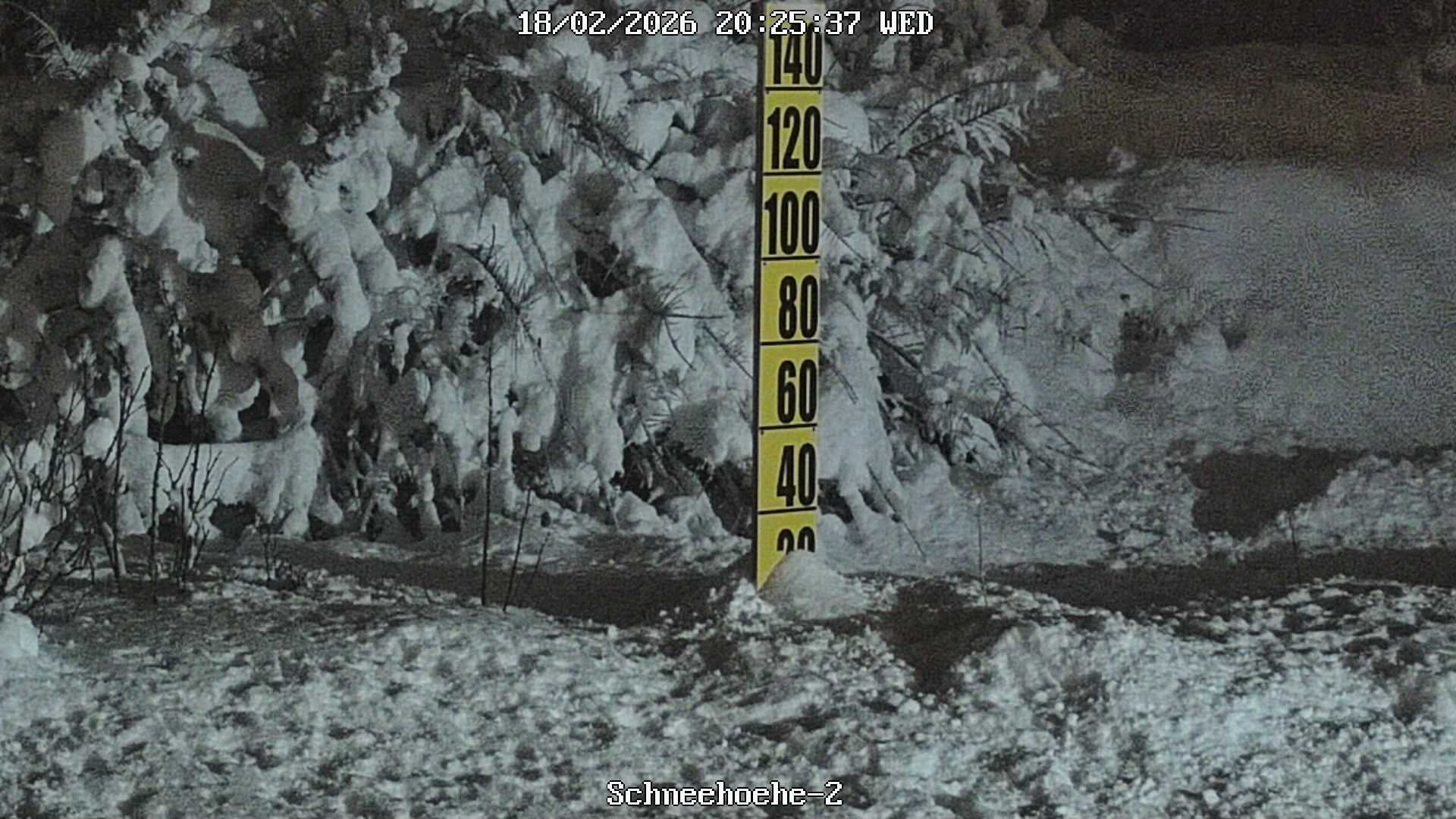 Archiv Foto Webcam Kurort Bärenfels - Schneemesser