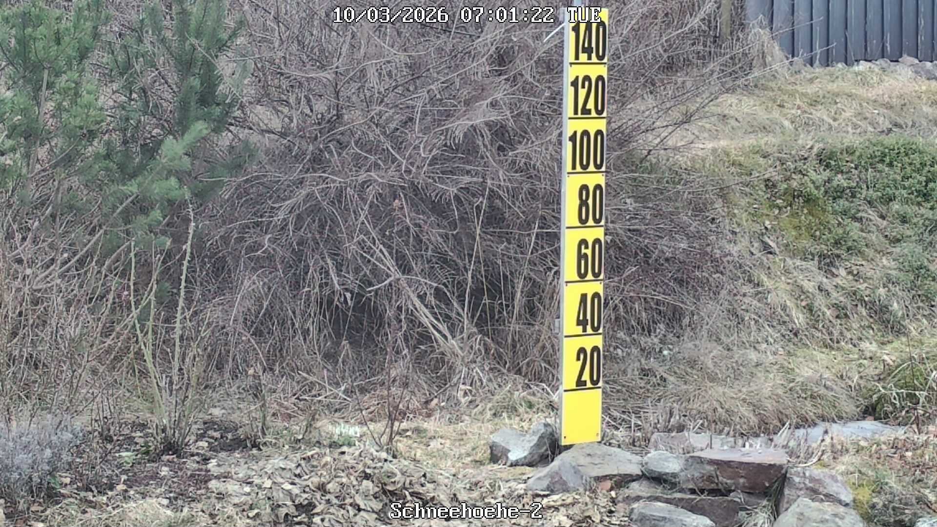 Archiv Foto Webcam Kurort Bärenfels - Schneemesser