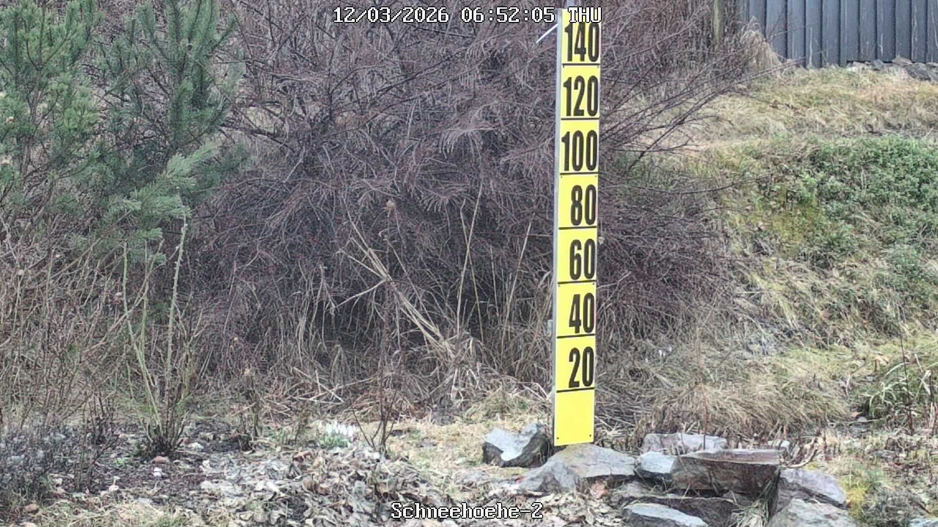 Archiv Foto Webcam Kurort Bärenfels - Schneemesser