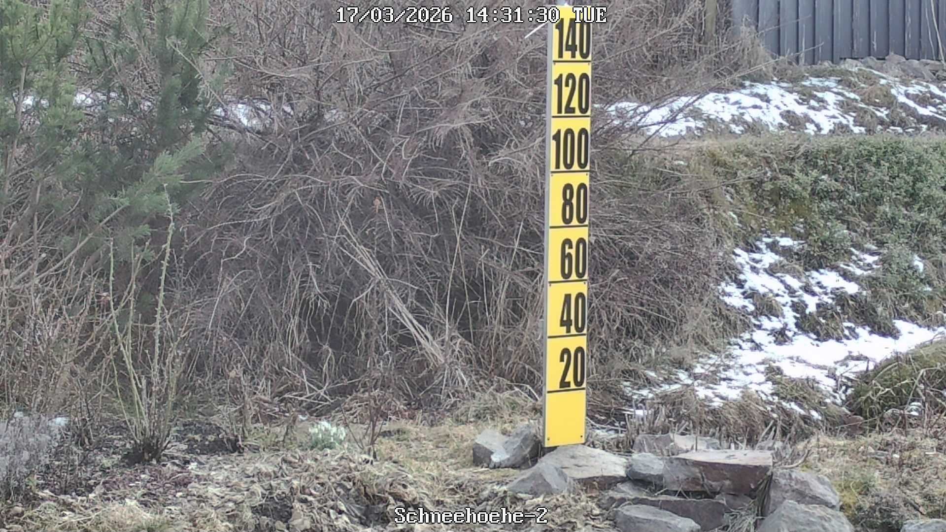 Archiv Foto Webcam Kurort Bärenfels - Schneemesser